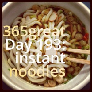 365great challenge day 193: instant noodles