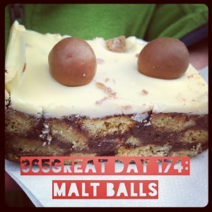 365great challenge day 174: malt balls