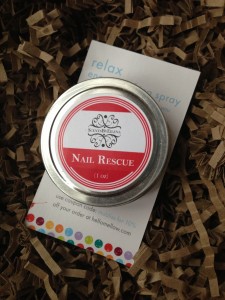 tin of scentsbyeilena nail rescue cuticle cream