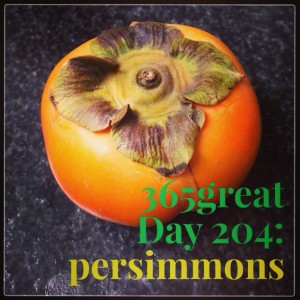 365great challenge day 204: persimmons