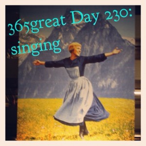 365great challenge day 230: singing
