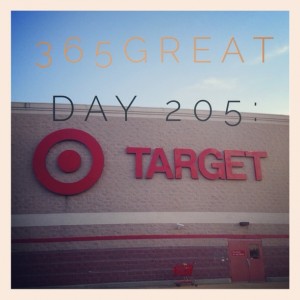 365great challenge day 205: target