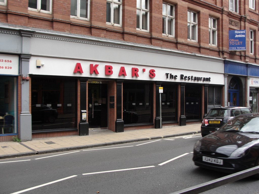 akbar's restaurant in york