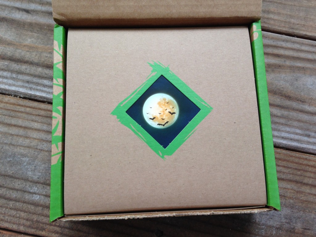 inside box of conscious box october with moon design