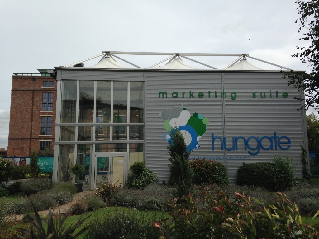 large marketing suite building