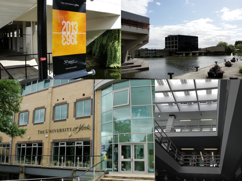 collage of university of york buildings