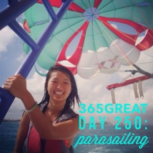365great challenge day 250: parasailing