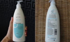 collage of earth science daily defense lotion with spf 15+ included in april 2013 blissmobox