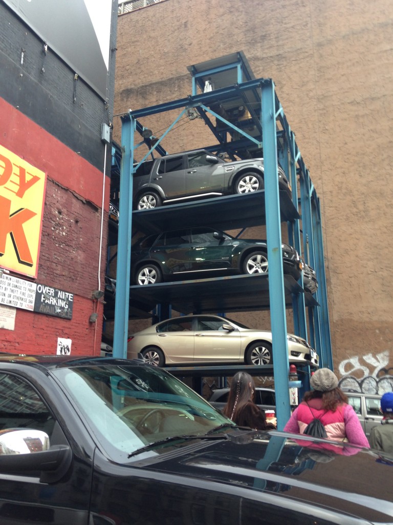 stacked parking in new york city