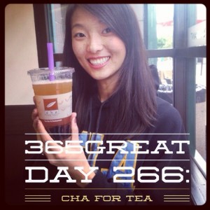 365great challenge day 266: cha for tea