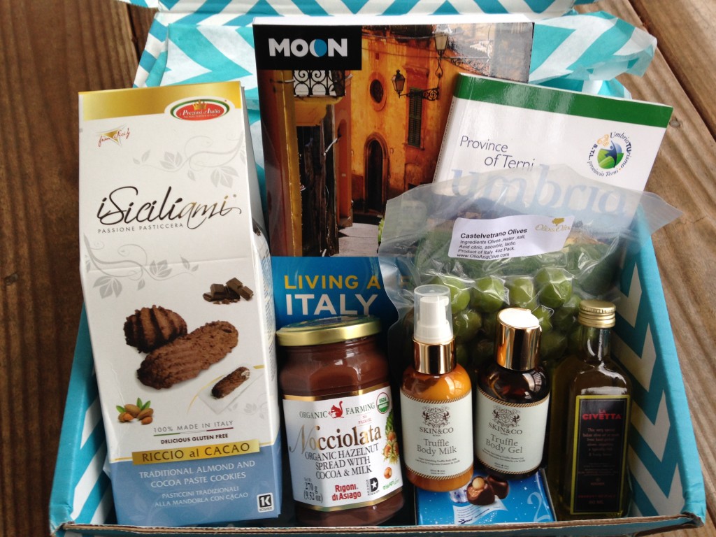 escape monthly december italy box products showing