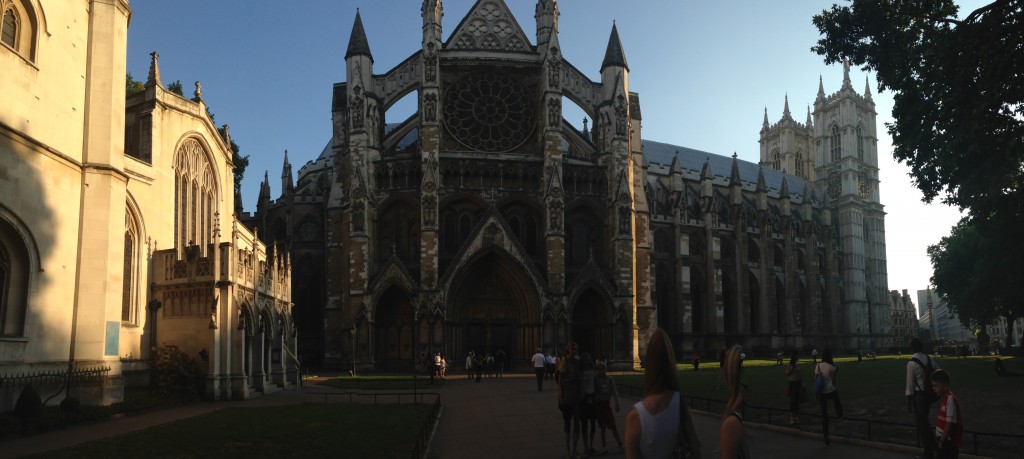 panoramic view of westminster from side