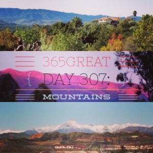 365great challenge day 307: mountains