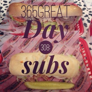 365great challenge day 308: subs