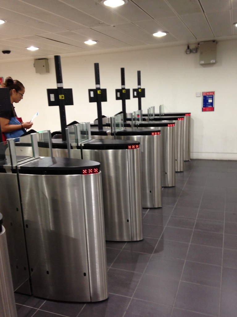 automatic airport security gates at london heathrow