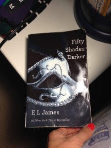 cover of fifty shades darker book by e l james part of fifty shades of grey trilogy