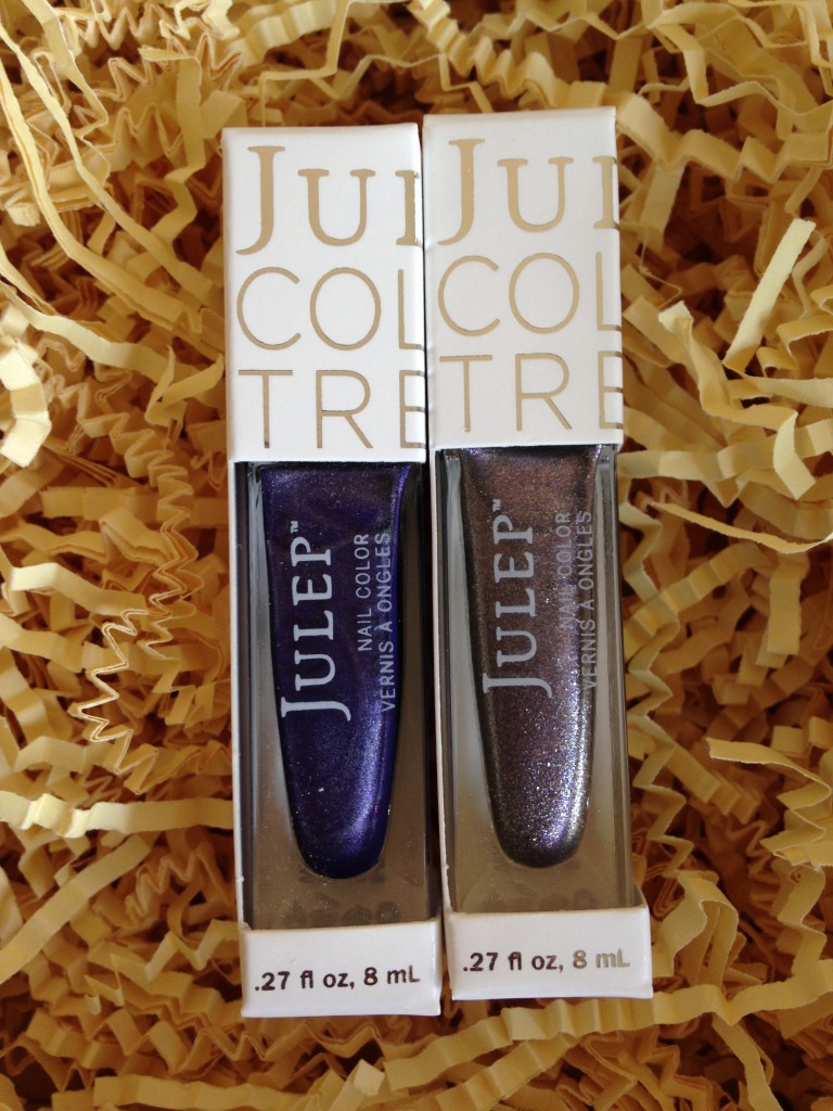 set of julep polishes in colette and sera
