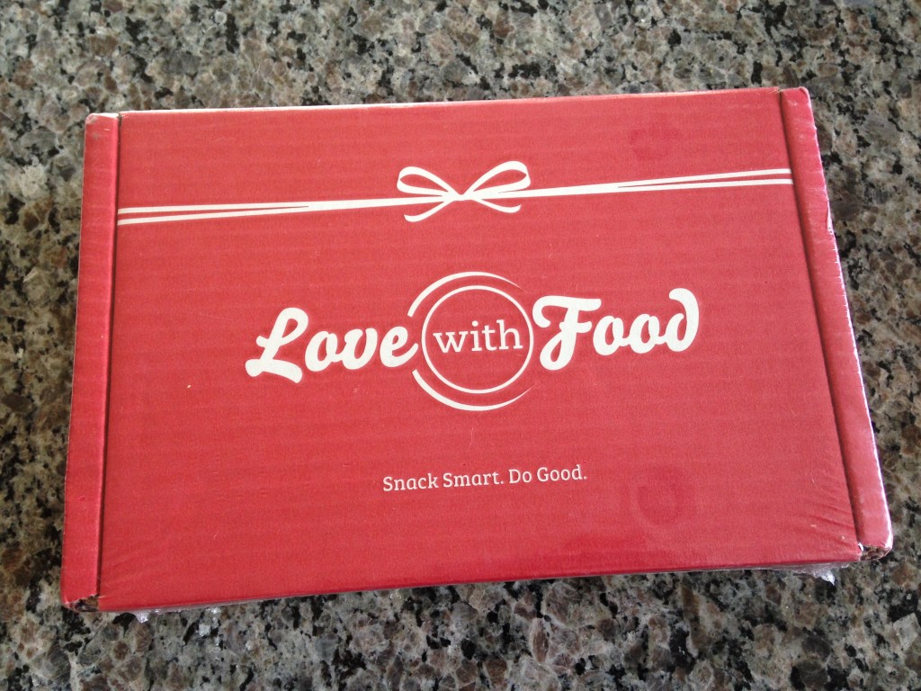 love with food box in plastic wrap