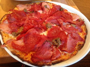 cpk meat lovers thin crust pizza