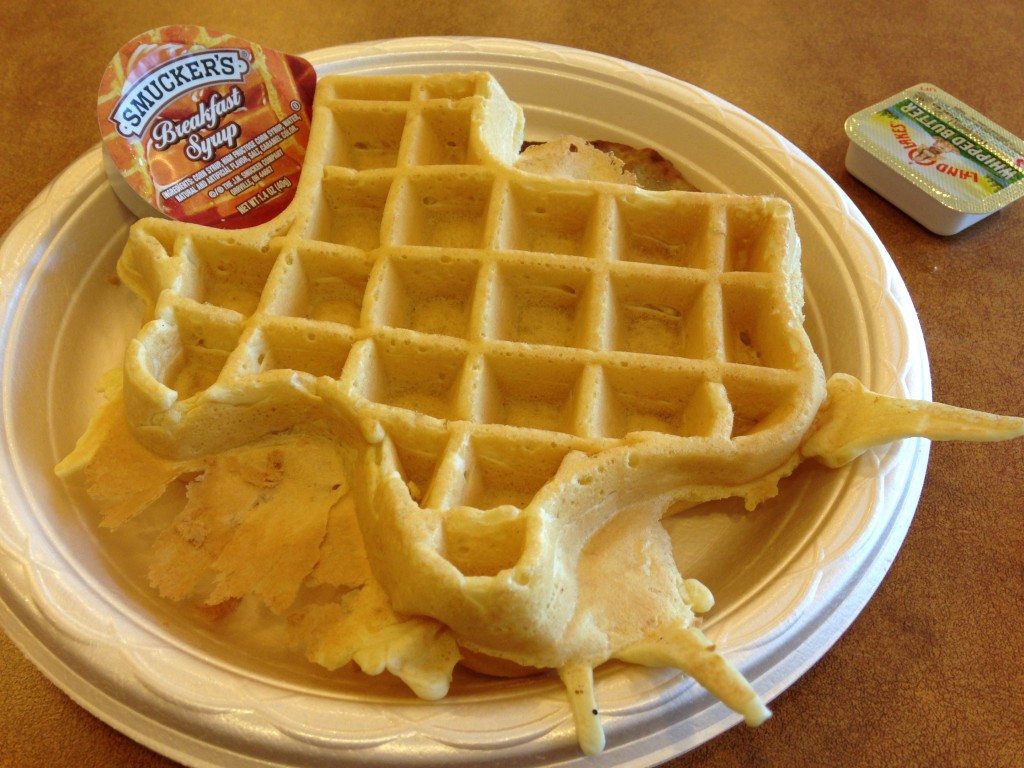 Alright! Texas waffle. :)