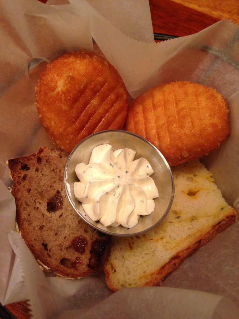 assorted bread and butter at coastal flats