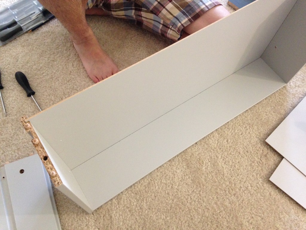 sides of drawer put together