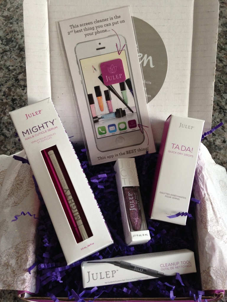 julep maven anniversary exclusive august 2014 wanderlust collection box contents