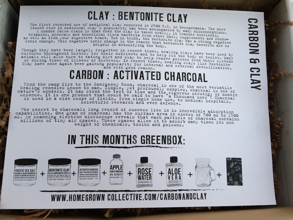 the homegrown collective october 2014 carbon & clay info card