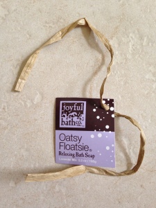 joyful bath co oatsy floatsie tag