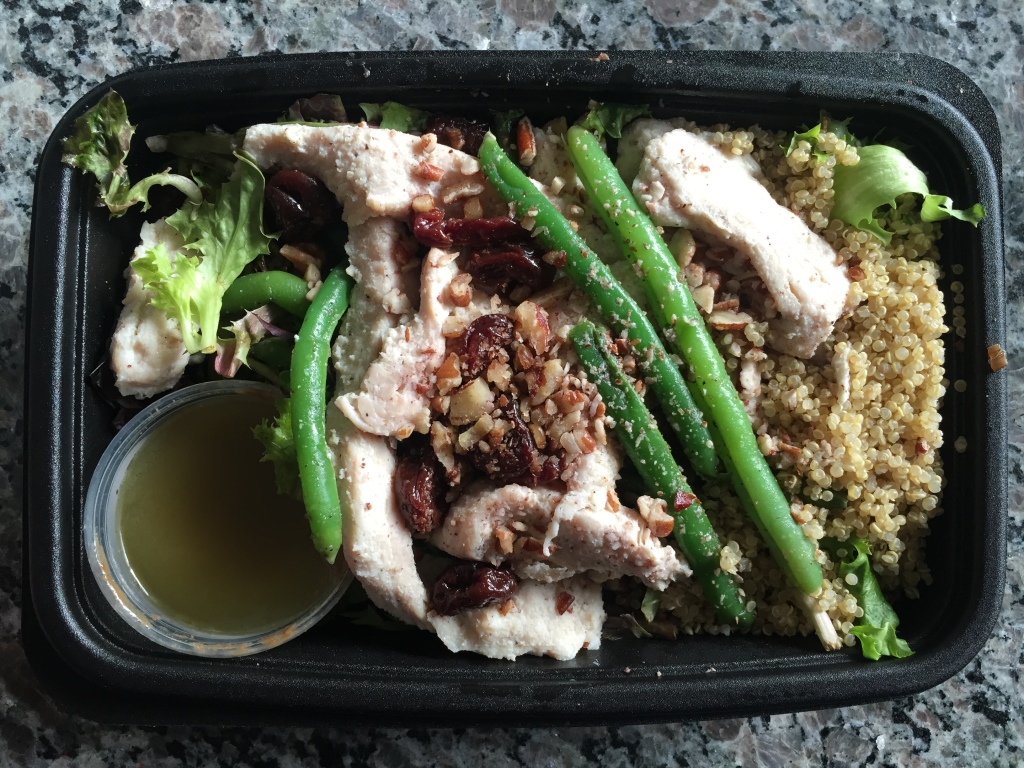 power supply spring turkey salad with green beans and dried cherries mixitarian lunch meal open