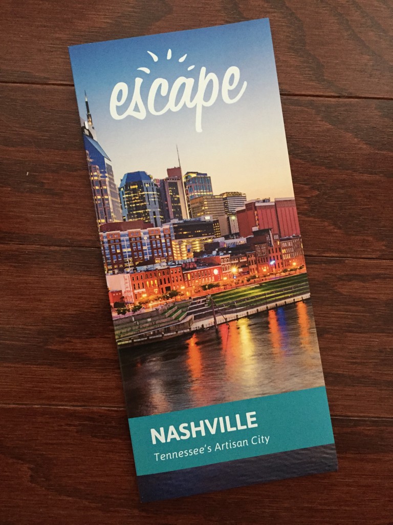 escape monthly february nashville box info card