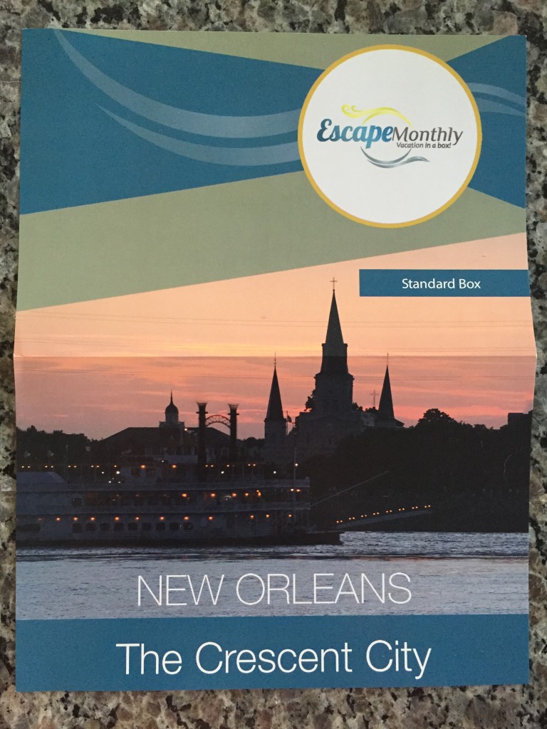 escape monthly july new orleans box info sheet