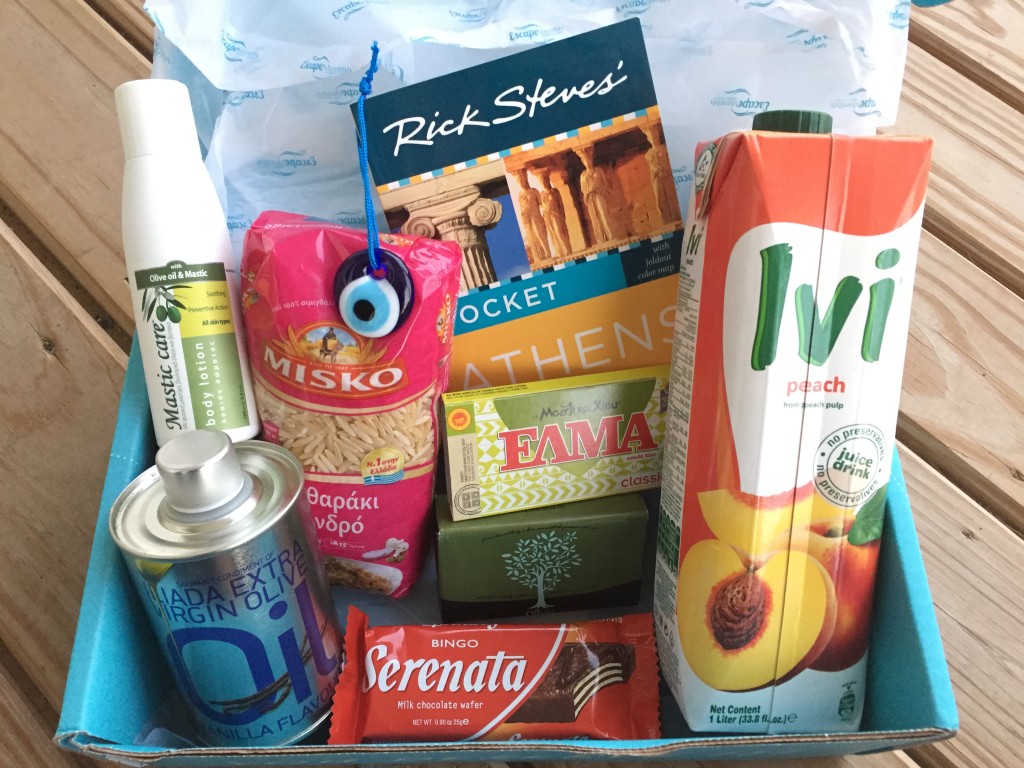 escape monthly september greece box products showing