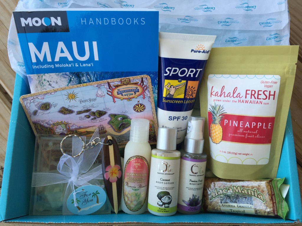 escape monthly august hawaii box products showing