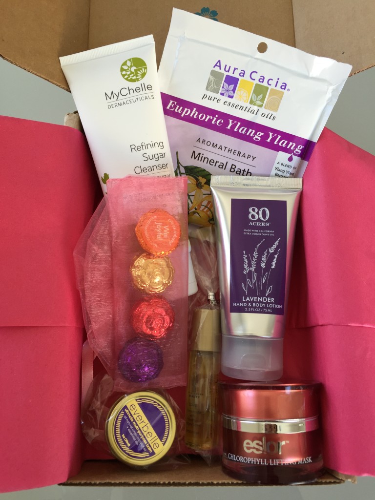 yuzen february-april 2016 spring box contents laid out