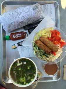 food from rollplay vietnamese restaurant