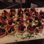 berry fruit tarts with strawberries, raspberries, blackberries, and blueberries
