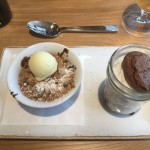 jw marriott's filling station blackberry crumble and cappuccino cookie sundae
