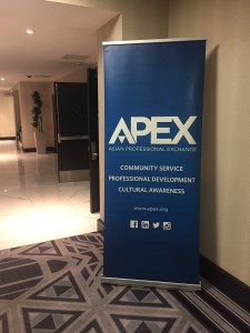 apex sign at leadership conference