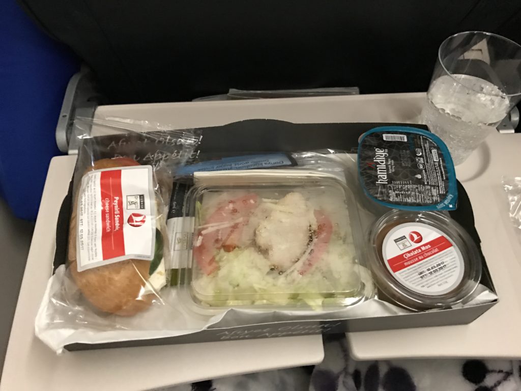 turkish airlines snack on plane